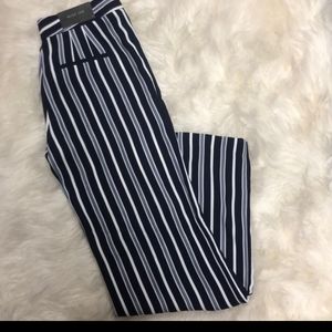 Ann Taylor Stripped Wide Leg Pants